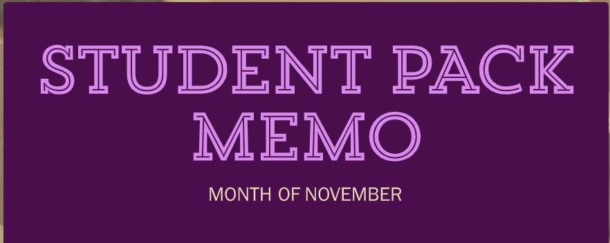  November Student Newsletter